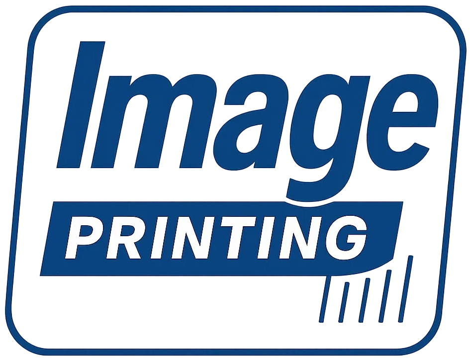 Logo with 'Image PRINTING' text in blue and white.